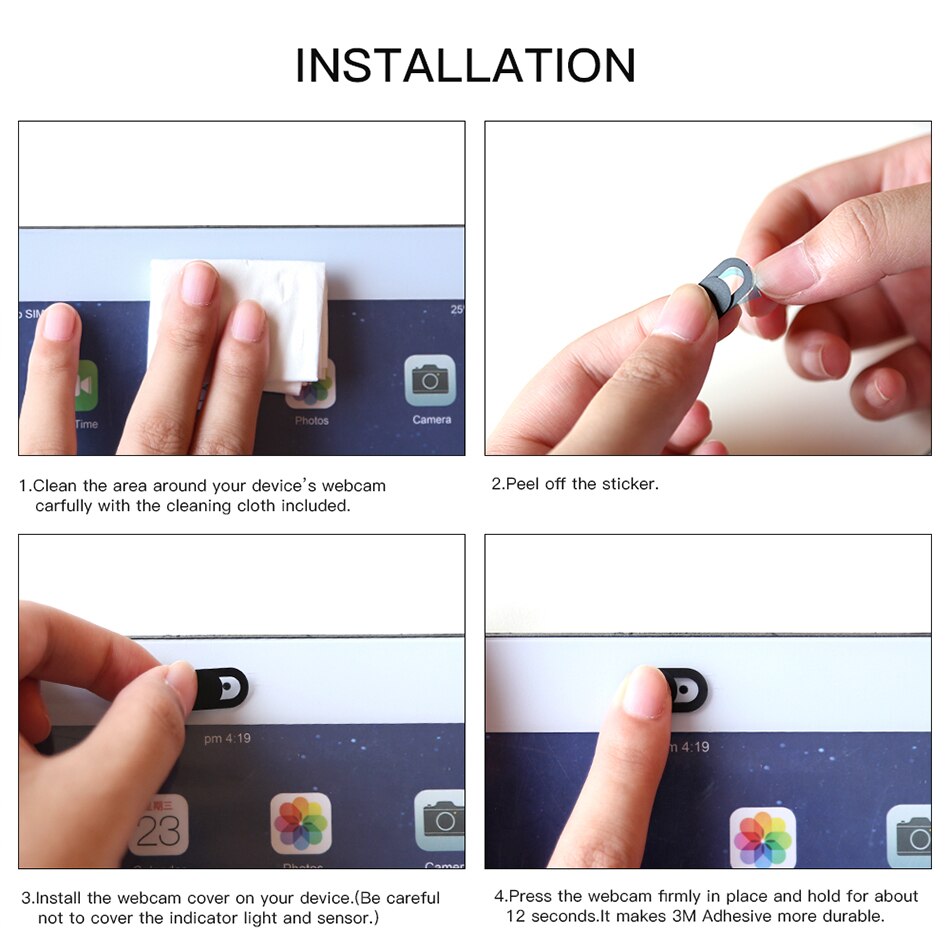 6Pcs Webcam Cover