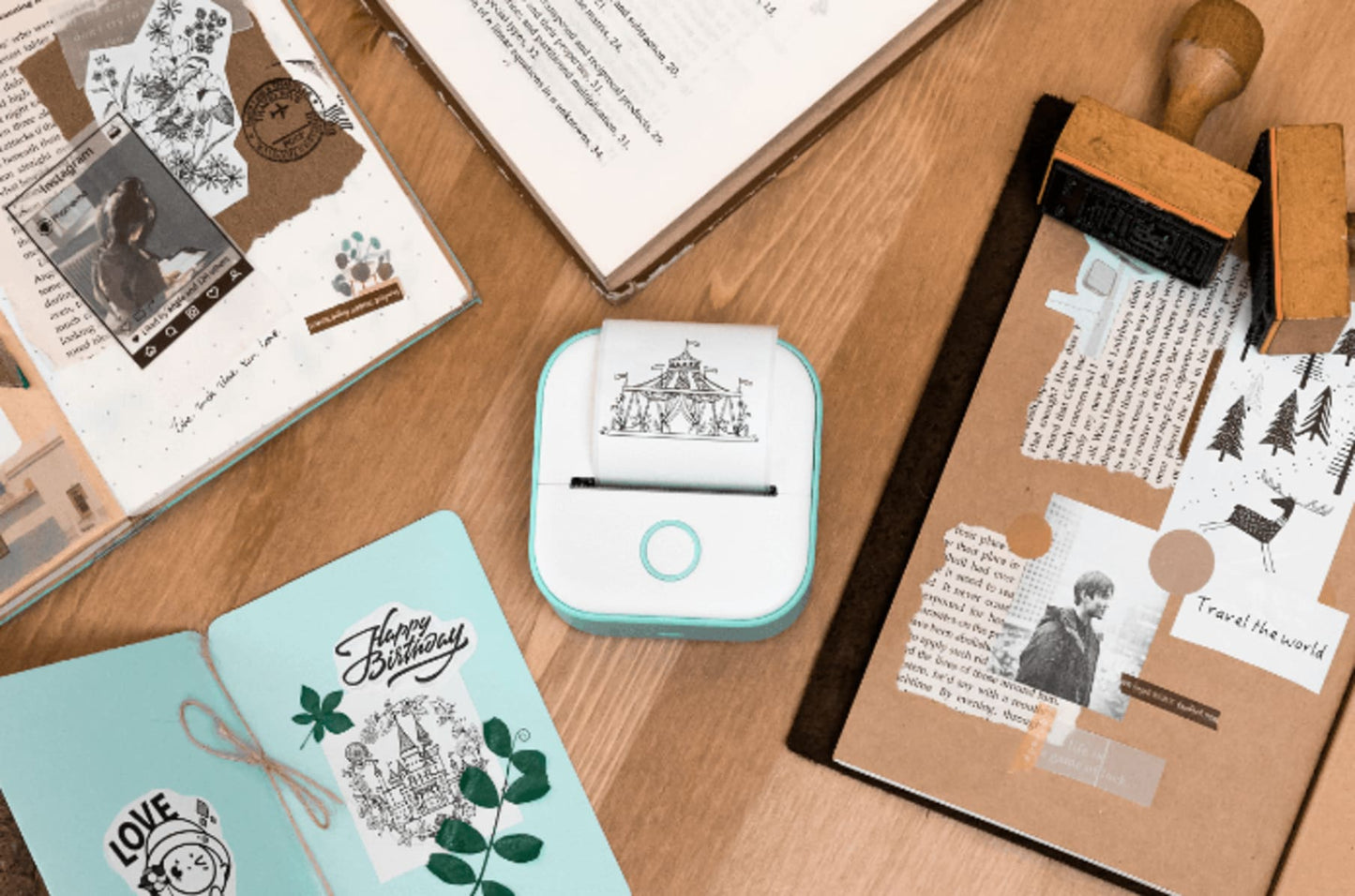 Mini Thermal Sticker Printer